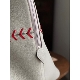 Replica Hermes White Baseball Stitch Bolide 45 Bag