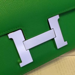 Replica Hermes Green Constance 24 Palladium Hardware Bag