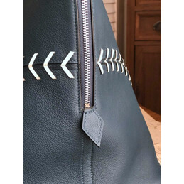Replica Hermes Navy Blue Baseball Stitch Bolide 45 Bag