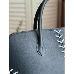 Replica Hermes Navy Blue Baseball Stitch Bolide 45 Bag
