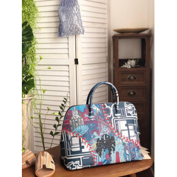 Replica Hermes Multicolor Print Bolide 45 Bag