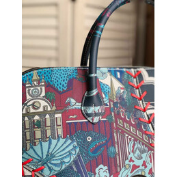 Replica Hermes Multicolor Print Bolide 45 Bag