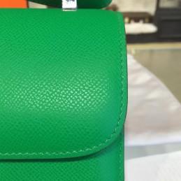 Replica Hermes Green Constance 24 Palladium Hardware Bag