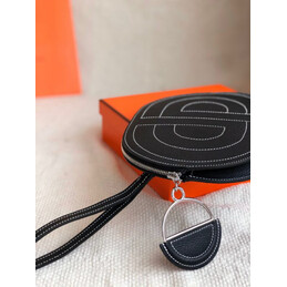 Replica Hermes Black In The Loop To Go Pouch