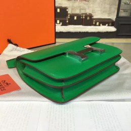 Replica Hermes Green Constance 24 Palladium Hardware Bag