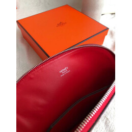 Replica Hermes Pink Red Multicolor In The Loop To Go Pouch