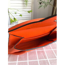 Replica Hermes Orange Lemon Charm Hermail Tutti Frutti Pouch