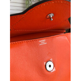 Replica Hermes Orange Lemon Charm Hermail Tutti Frutti Pouch