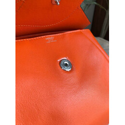 Replica Hermes Orange Lemon Charm Hermail Tutti Frutti Pouch