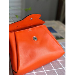 Replica Hermes Orange Lemon Charm Hermail Tutti Frutti Pouch