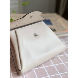 Replica Hermes White Lemon Charm Hermail Tutti Frutti Pouch