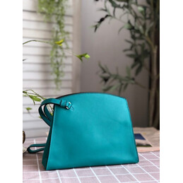 Replica Hermes Teal Lemon Charm Hermail Tutti Frutti Pouch
