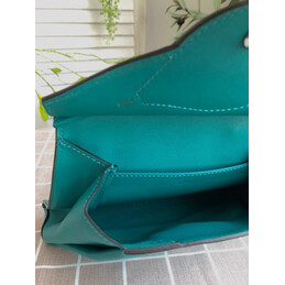 Replica Hermes Teal Lemon Charm Hermail Tutti Frutti Pouch