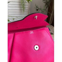 Replica Hermes Fuchsia Lemon Charm Hermail Tutti Frutti Pouch
