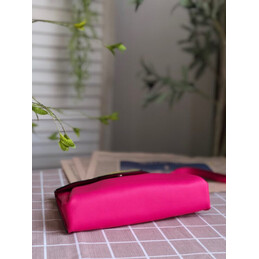 Replica Hermes Fuchsia Lemon Charm Hermail Tutti Frutti Pouch
