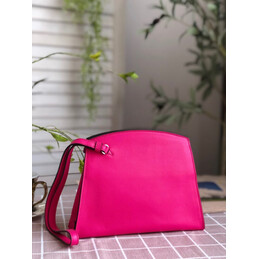 Replica Hermes Fuchsia Lemon Charm Hermail Tutti Frutti Pouch