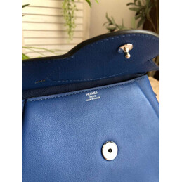 Replica Hermes Blue Lemon Charm Hermail Tutti Frutti Pouch