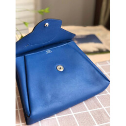 Replica Hermes Blue Lemon Charm Hermail Tutti Frutti Pouch