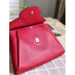 Replica Hermes Fuchsia Apple Charm Hermail Tutti Frutti Pouch