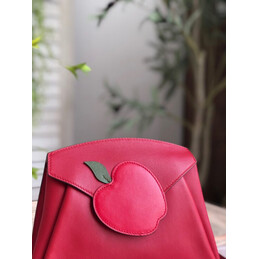 Replica Hermes Fuchsia Apple Charm Hermail Tutti Frutti Pouch