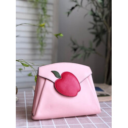 Replica Hermes Pink Apple Charm Hermail Tutti Frutti Pouch
