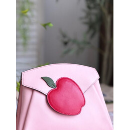 Replica Hermes Pink Apple Charm Hermail Tutti Frutti Pouch