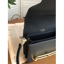 Replica Hermes Black Pink Multicolor Print Roulis 23 Bag