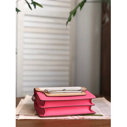 Replica Hermes Pink Beige Roulis 23 Bag