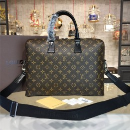 Replica Louis Vuitton Brown Monogram Structured Porte Documents Jour PM