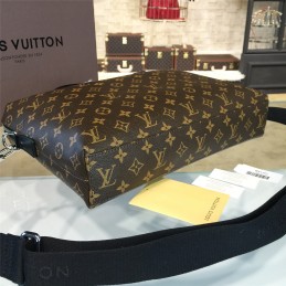 Replica Louis Vuitton Brown Monogram Structured Porte Documents Jour PM