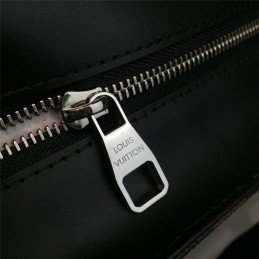 Replica Louis Vuitton Brown Monogram Blue Trim Porte Documents Voyage