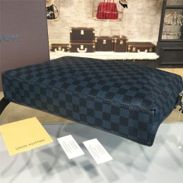 Replica Louis Vuitton Black Damier Graphite Porte Documents Jour PM