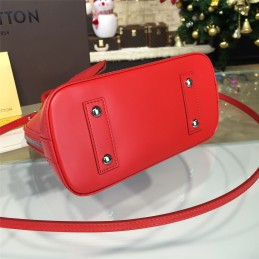 Replica Louis Vuitton Red Textured Alma BB