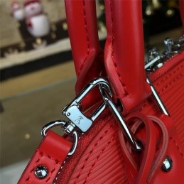 Replica Louis Vuitton Red Textured Alma BB
