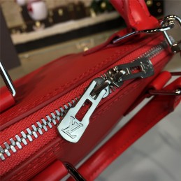 Replica Louis Vuitton Red Textured Alma BB
