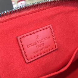 Replica Louis Vuitton Red Textured Alma BB