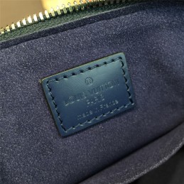 Replica Louis Vuitton Navy Blue Textured Alma BB