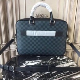 Replica Louis Vuitton Black Damier Graphite Porte Documents Business 40