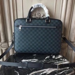 Replica Louis Vuitton Black Damier Graphite Porte Documents Business 40