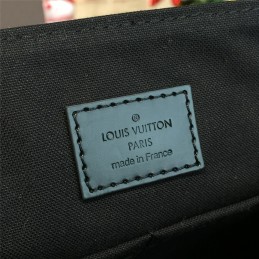 Replica Louis Vuitton Black Damier Graphite Front Flap District PM