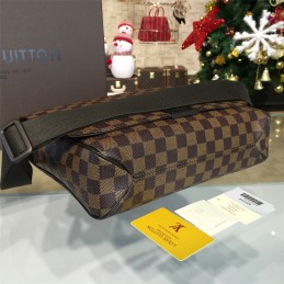 Replica Louis Vuitton Brown Damier Ebene District MM