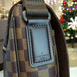 Replica Louis Vuitton Brown Damier Ebene District MM
