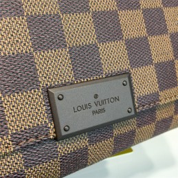 Replica Louis Vuitton Brown Damier Ebene District MM