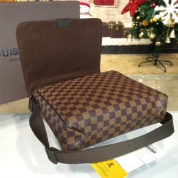 Replica Louis Vuitton Brown Damier Ebene District MM