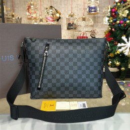 Replica Louis Vuitton Black Damier Graphite Mick PM