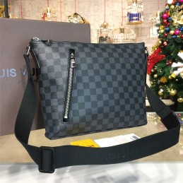 Replica Louis Vuitton Black Damier Graphite Mick PM