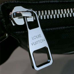 Replica Louis Vuitton Black Damier Graphite Mick PM