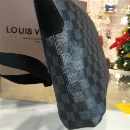 Replica Louis Vuitton Black Damier Graphite Mick PM