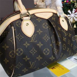 Replica Louis Vuitton Brown Monogram Beige Trim Tivoli PM
