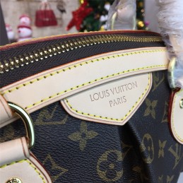 Replica Louis Vuitton Brown Monogram Beige Trim Tivoli PM